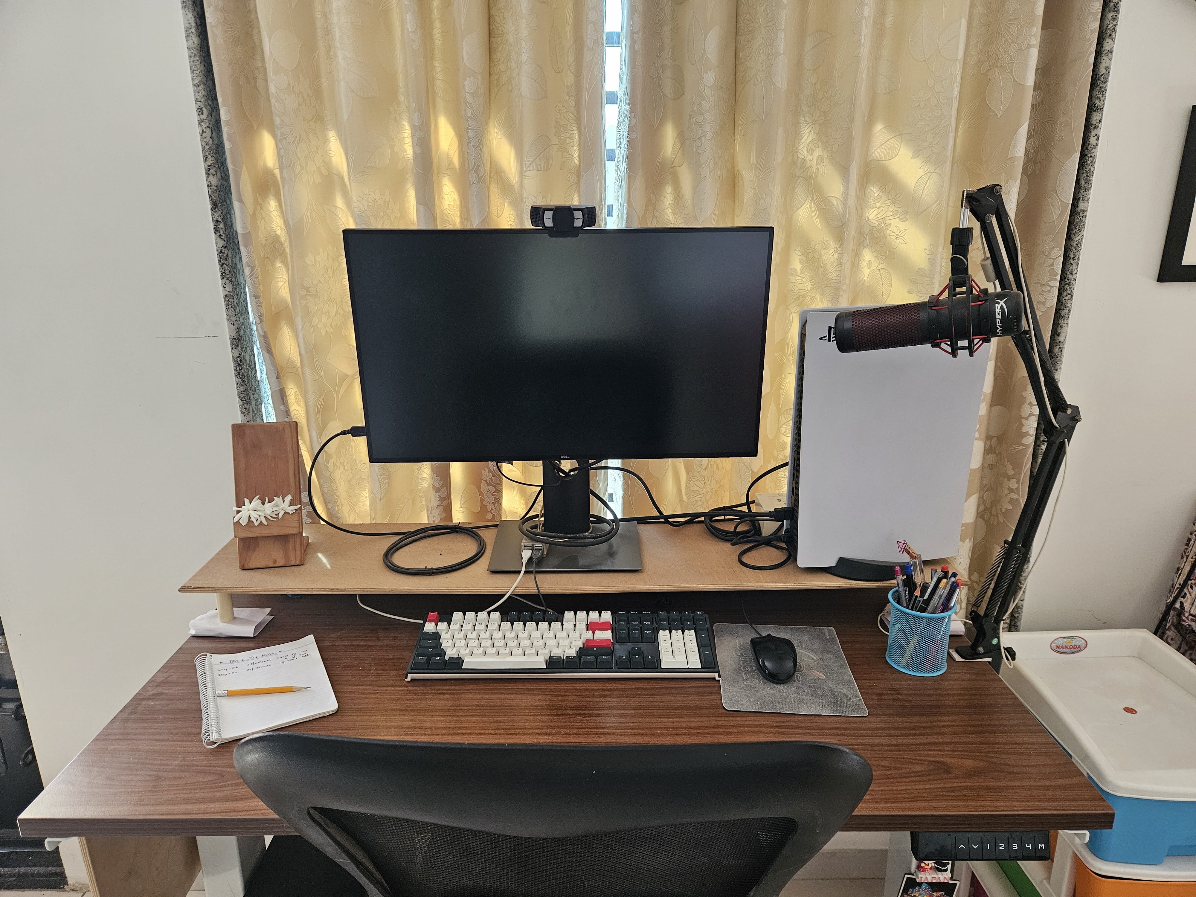Desk before