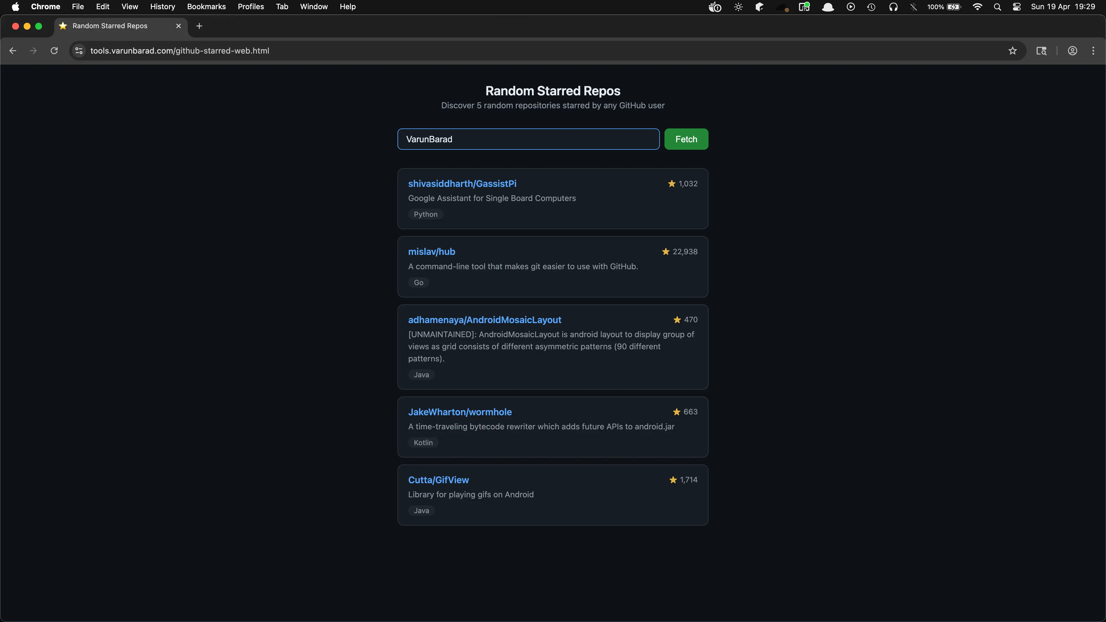 Atleast three of these five repos are going to be un-starred