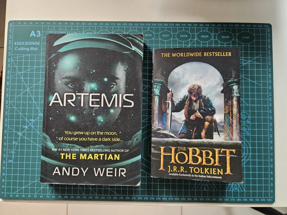 These books were the bookends of this trip