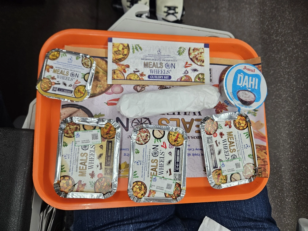 There was so much food for dinner that I had to send some back