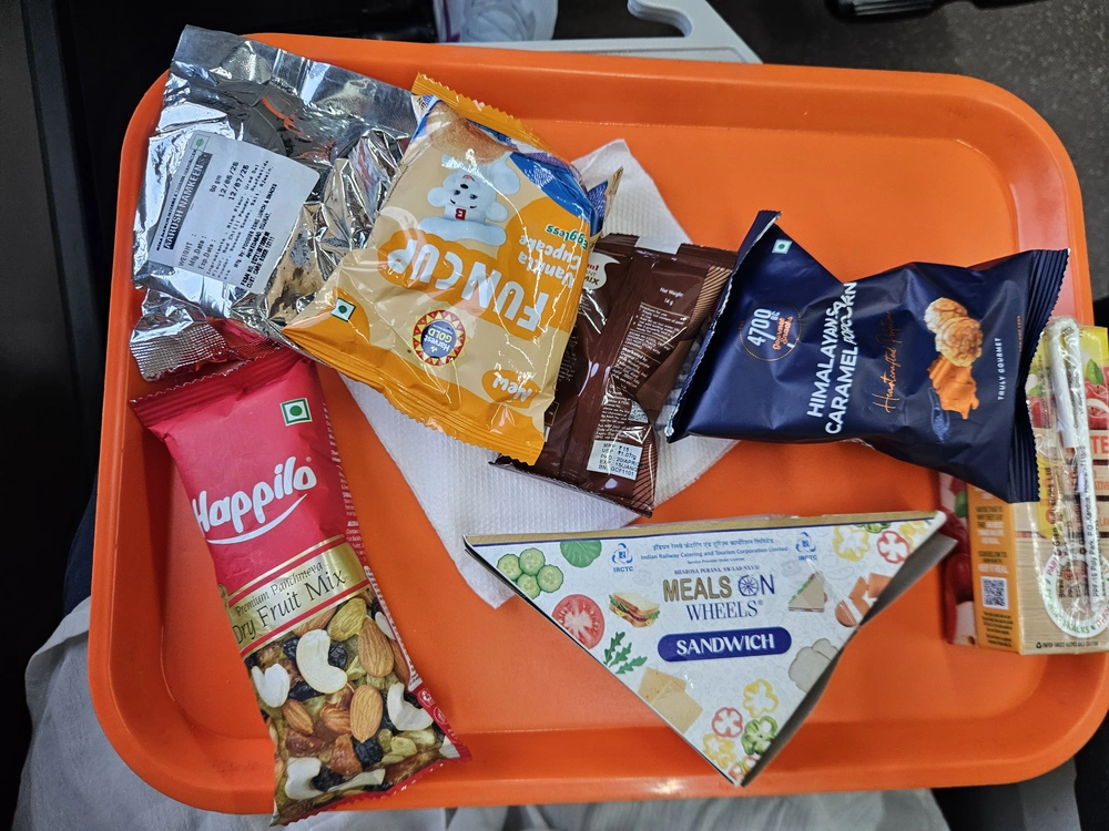 Our tickets included meals so there was an awesome evening tea package